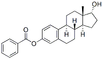 estra-1,3,5(10)-triene-3,17alpha-diol 3-benzoate  Structure