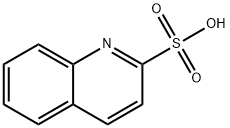 キノリン-2-スルホン酸 化学構造式