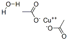 Cupric acetate monohydrate Structure