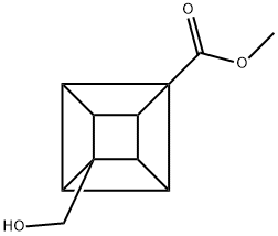 METHYL 4-HYDROXYMETHYLCUBANECARBOXYLATE Struktur
