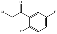 2-クロロ-2',5'-ジフルオロアセトフェノン 塩化物 化学構造式