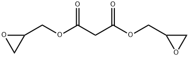 bis(2,3-epoxypropyl) malonate Struktur