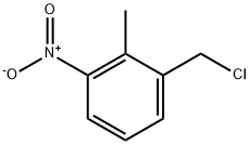 2-メチル-3-ニトロベンジルクロリド 化学構造式