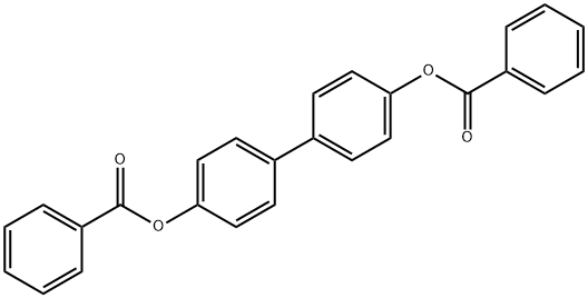 4,4'-DIBENZOYLOXYBIPHENYL Struktur
