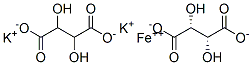 iron(2+) dipotassium [R-(R*,R*)]-ditartrate Struktur