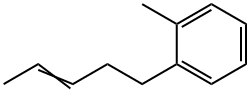 5-(2-メチルフェニル)-2-ペンテン 化学構造式