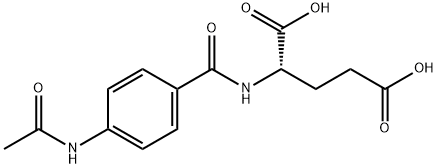 4-acetamidobenzoylglutamate Struktur