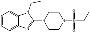 Piperazine, 1-(1-ethyl-1H-benzimidazol-2-yl)-4-(ethylsulfonyl)- (9CI)|