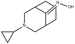 3-Azabicyclo[3.3.1]nonan-9-one,3-cyclopropyl-,oxime(9CI) Struktur
