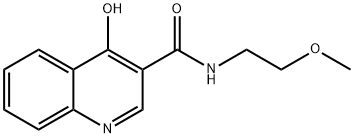 3-Quinolinecarboxamide,4-hydroxy-N-(2-methoxyethyl)-(9CI) Structure