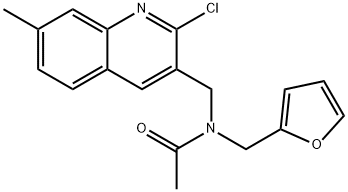 Acetamide, N-[(2-chloro-7-methyl-3-quinolinyl)methyl]-N-(2-furanylmethyl)- (9CI)|