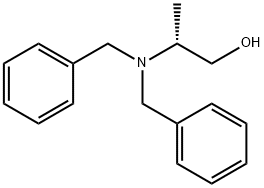 (-)-N,N-DIBENZYL-D-ALANINOL Struktur