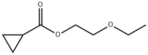 Cyclopropanecarboxylic acid, 2-ethoxyethyl ester (9CI) Structure