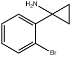1-(2-ブロモフェニル)シクロプロパン-1-アミン塩酸塩 化学構造式