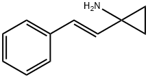 (E)-1-STYRYLCYCLOPROPANAMINE 结构式