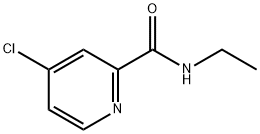 4-氯-N-乙基吡啶酰胺, 604813-07-2, 结构式