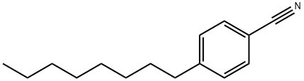 4-N-OCTYLBENZONITRILE Structure