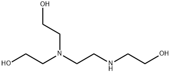 2,2'-[[2-[(2-ヒドロキシエチル)アミノ]エチル]イミノ]ビスエタノール 化学構造式