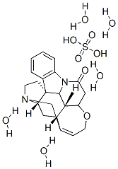 无水硫酸士的宁 结构式