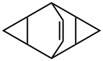 Tetracyclo[3.3.2.02,4.06,8]dec-9-ene Struktur