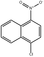 1-クロロ-4-ニトロナフタレン 化学構造式