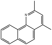 2,4-ジメチルベンゾ[h]キノリン 化学構造式