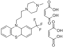 トリフロペラジンマレイン酸塩 化学構造式