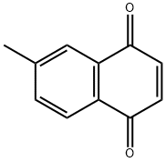 6-甲基-1,4-萘醌, 605-93-6, 结构式