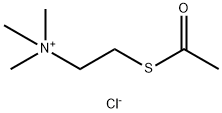 氯化乙酰硫代胆碱,6050-81-3,结构式