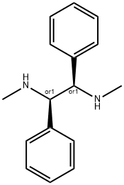 (1R,2R)-N,N'-Dimethyl-1,2-diphenyl-1,2-ethylenediamine Structure