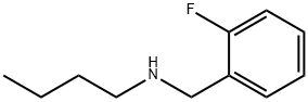 N-(2-氟苄基)-1-丁基胺 结构式