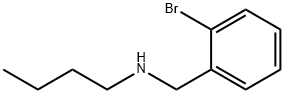 [(2-ブロモフェニル)メチル](ブチル)アミン 化学構造式