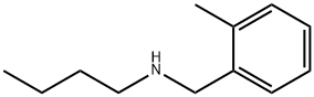 N-(2-メチルベンジル)-1-ブタンアミン 化学構造式