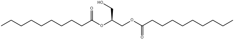1,2-DIDECANOYL-SN-GLYCEROL Struktur