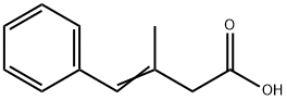 3-methyl-4-phenyl-3-butenoic acid  Struktur