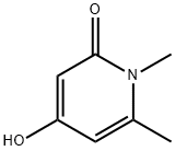 4-hydroxy-1,6-dimethyl-2(1H)-pyridinone 结构式