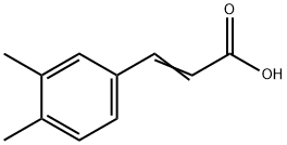 (2E)-3-(3,4-dimethylphenyl)acrylic acid Struktur