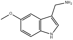 (5-甲氧基-1H-吲哚-3-基)甲胺,60523-82-2,结构式