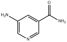 5-アミノ-3-ピリジンカルボキサミド 化学構造式
