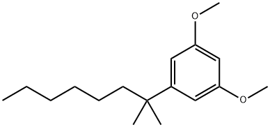 1-(1 1-DIMETHYLHEPTYL)-3 5-DIMETHOXYBEN& Structure