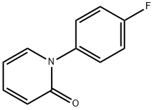 N-(4-フルオロフェニル)ピリジン-2(1H)-オン 化学構造式