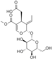 ELENOLIC ACID 2-O-GLUCOSIDE Struktur