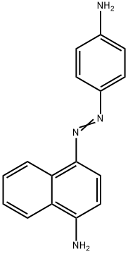 4-[(4-氨苯基)偶氮]-1-萘胺, 6054-48-4, 结构式