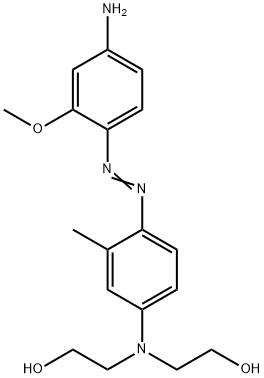 2,2'-[[4-[(4-Amino-2-methoxyphenyl)azo]-3-methylphenyl]imino]bisethanol 结构式