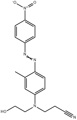 3-[N-(2-Hydroxyethyl)-4-[(4-nitrophenyl)azo]-m-toluidino]propanenitrile Structure