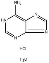 アデニン塩酸塩水和物 化学構造式