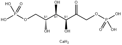 D-Fructose-1,6-diphosphate dicalcium salt Structure