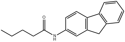 N-(9H-Fluoren-2-yl)valeramide 结构式