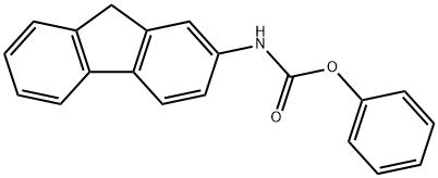 N-(9H-Fluoren-2-yl)carbamic acid phenyl ester Structure