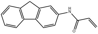 N-(9H-フルオレン-2-イル)アクリルアミド 化学構造式